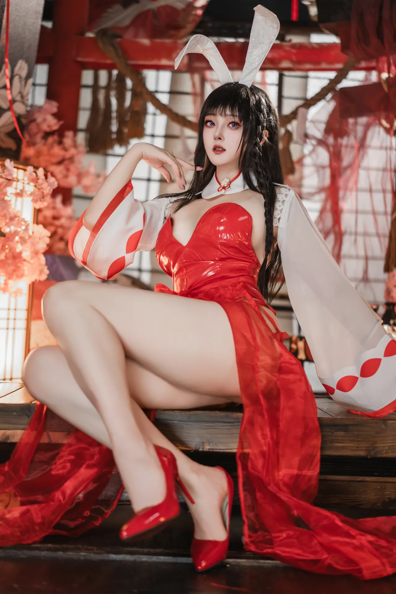 Natsuko夏夏子 - 碧蓝航线 大山 巫女兔-erohere14.webp